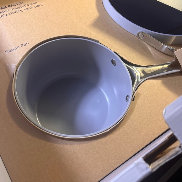 Caraway 12-Piece Ceramic Cookware Set - Grey Color - Non-stick and Non-Toxic New - Picture 16 of 16